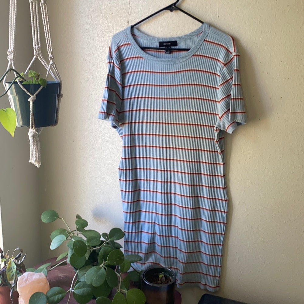 Forever 21 ribbed body con 3X dress